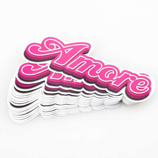 Vinyl PVC letter stickers