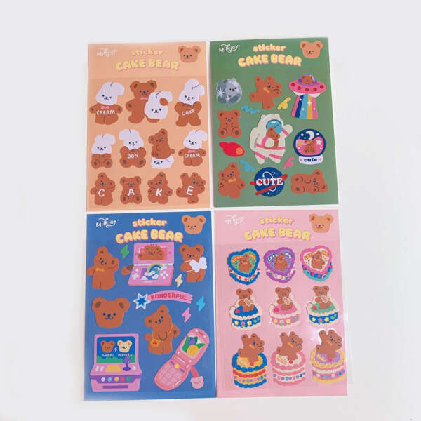 Retail sticker pack samples