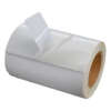 Custom double sided thermal label roll with layered structure