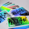 Vinyl eggshell sticker paper
