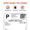Thermal printer label rolls