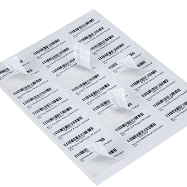 A4 SKU address barcode shipping labels