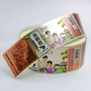 Custom bottle label stickers for liquid products
