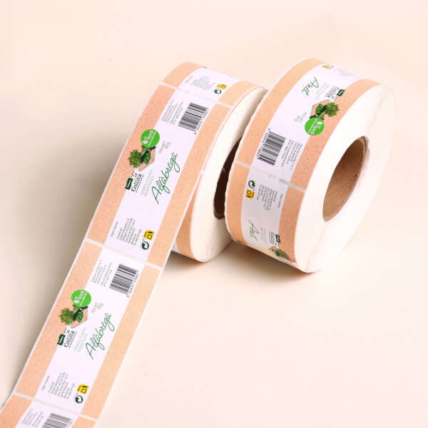Waterproof vinyl sticker label for food containers