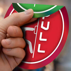 Outdoor UV-proof removable vinyl stickers