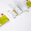 Multi page label sticker for product instructions