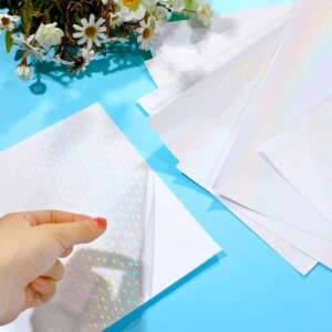 Holographic PVC cold lamination film roll