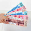 Durable adhesive keyboard stickers for language layouts