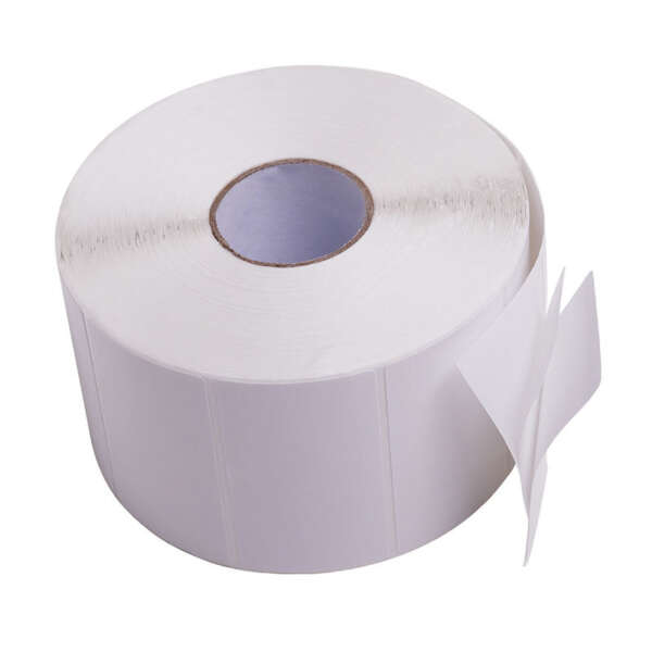 Wholesale thermal transfer label roll with layered structure