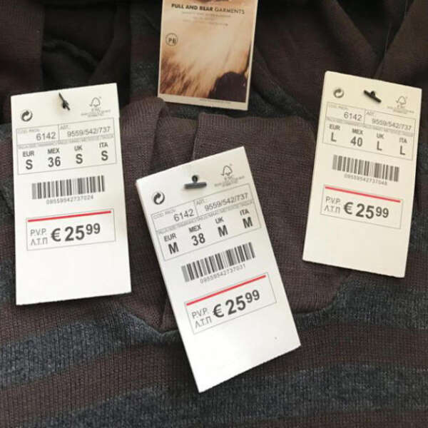 Retail piggyback price labels