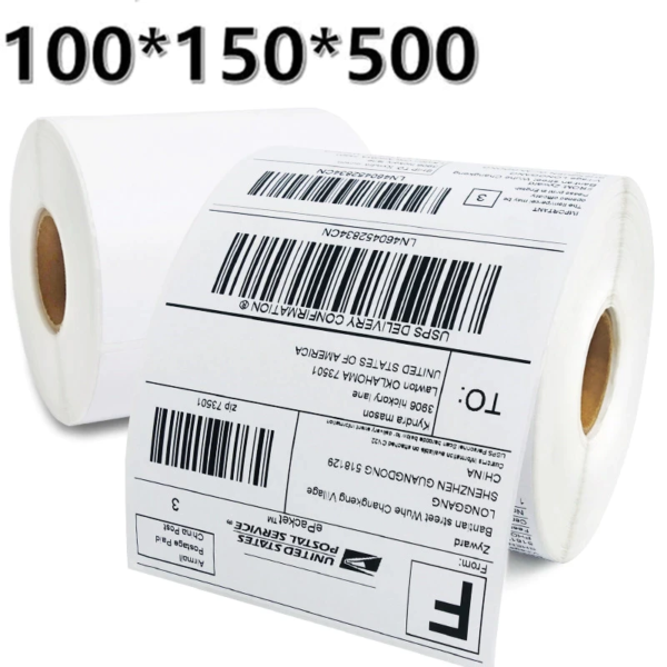 Custom barcode label stickers