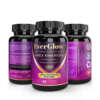 Custom healthy product label with spot UV effect