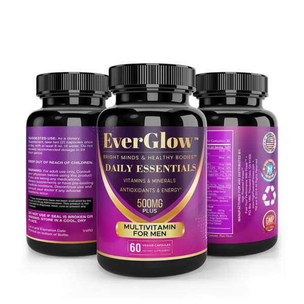 Custom healthy product label with spot UV effect