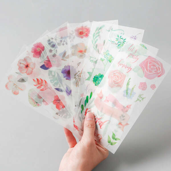 Cute deco sticker printing