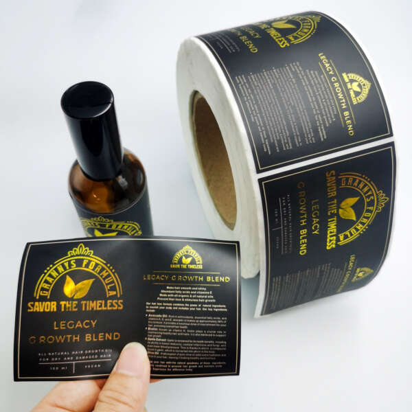 Hot stamping label maker samples