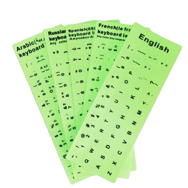 Clear keyboard symbol stickers