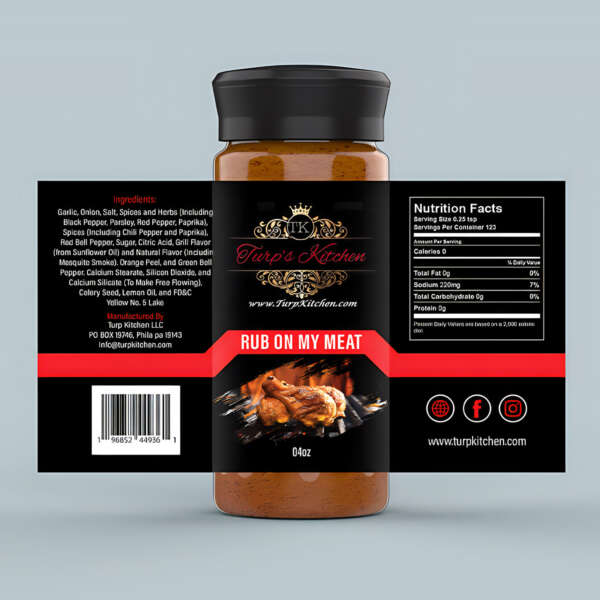 Waterproof vinyl spice jar labels for clear bottle packaging