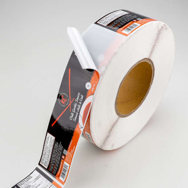 Personalized bottle stickers for food packaging