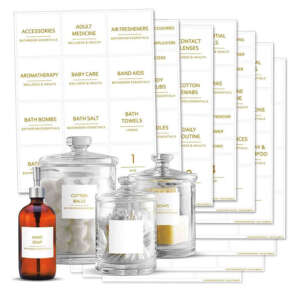 Custom shampoo dispenser hand soap labels