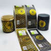 Custom brand logo label for glass honey bottle