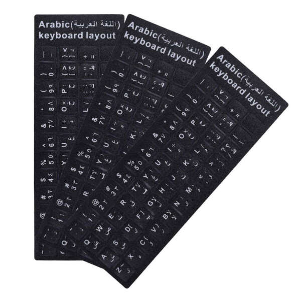 Custom PVC keyboard language stickers