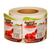 Printed food label stickers for glass jars and packaging