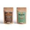 Custom product labels for kraft coffee bags