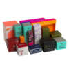 Black paper product packaging