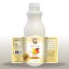 Food package sticker for chilled yogurt cups