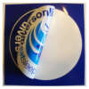 Outdoor double sided PVC sheet stickers with warning label print