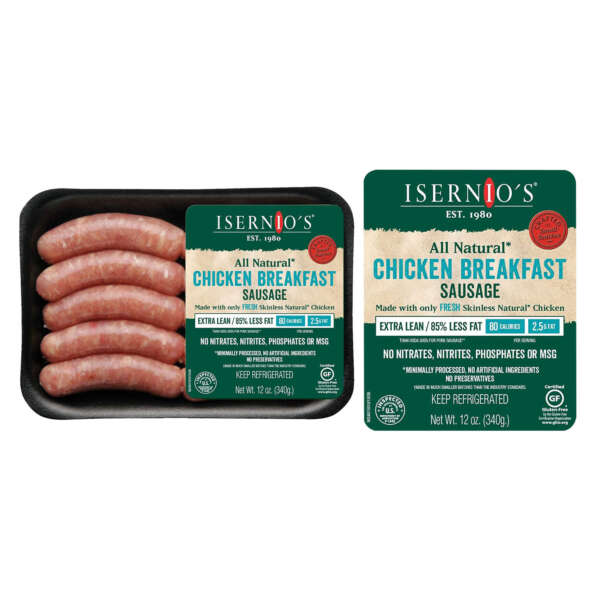 Low temperature ham and sausage packaging labels