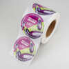 Custom round packaging labels