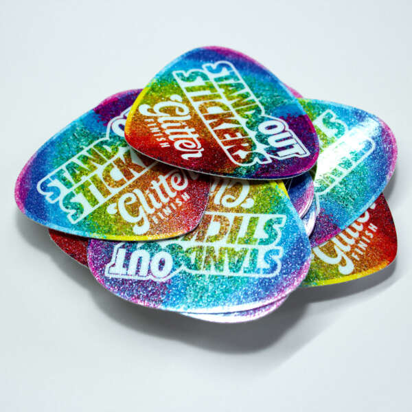 Custom die cut vinyl stickers for company branding