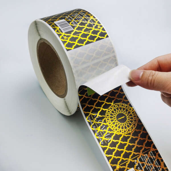 Custom roll QR code food packaging label