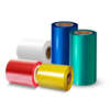 110mm x 300m color wax resin thermal transfer barcode ribbon custom logo option