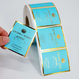 Waterproof 30ml cosmetic bottle labels