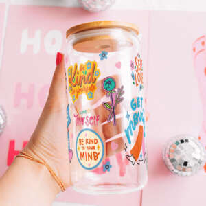 Custom 3D crystal sticker for Halloween cup decoration