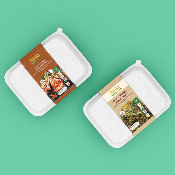 Waterproof freezer sticker labels for frozen food products