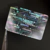Security hologram sticker for product packaging