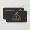 luxury black paper gold edge gold foil business cards print detail view