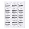 Small barcode sticker labels