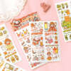Self adhesive cartoon sticker sheet for packaging