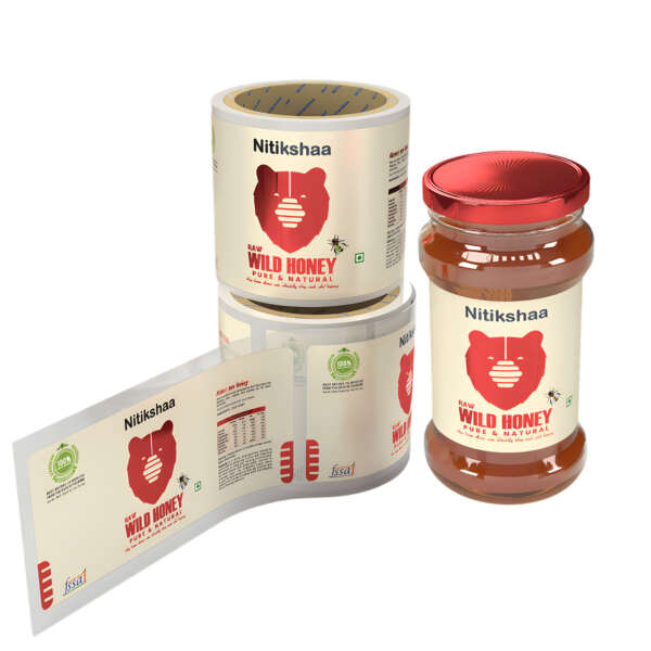 Custom sauce bottle label stickers for chili and spice products