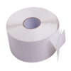 Multilayer adhesive labels for barcode thermal transfer printing