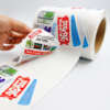 Double sided waterproof skincare bottle labels