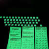 Custom laptop keyboard glow sticker sheet