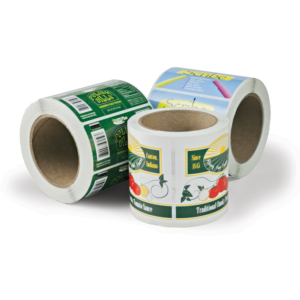 Matte food grade nut sticker roll