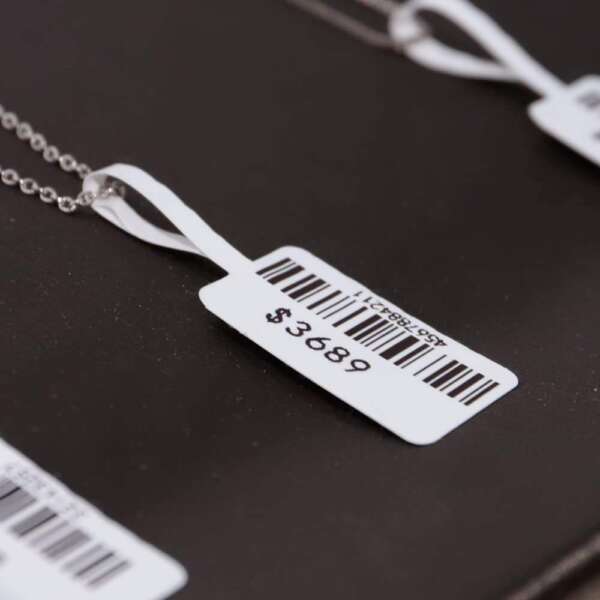 Thermal jewellery label rolls