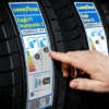 Custom tire label rolls