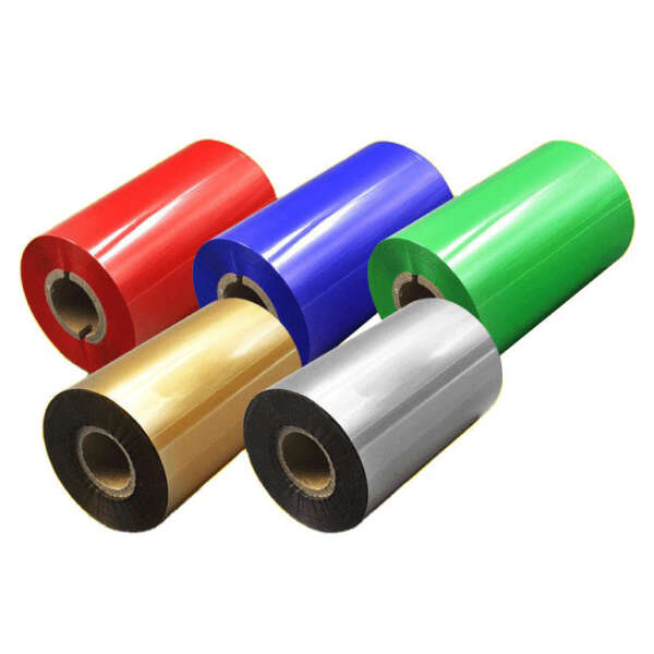 wax resin thermal transfer barcode ribbon 110mm 300m TTR print detail view